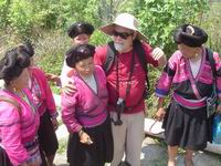 Yao girls in Huangluo village(Click to see details)